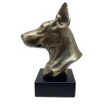 Bronze Hund Statue 16 "Dobermann"